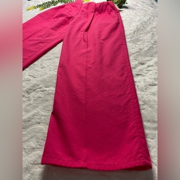 Vintage Deadstock 1990 NWT Koret High Waist Straight Leg Mom Pants in Fuchsia 12 - Picture 8 of 16